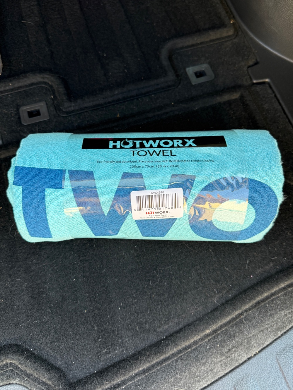 Hotworx Turquoise Microfiber Towel – Absorbent Cloth
